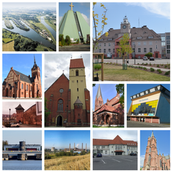 Collage of views of Kędzierzyn-Koźle 2
